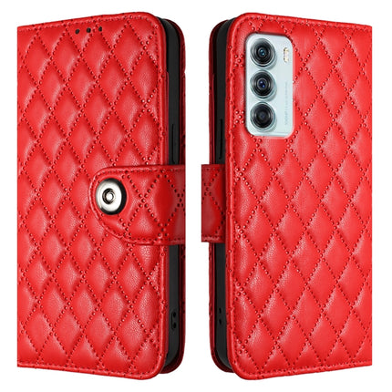 Rhombic Texture Flip Leather Phone Case with Lanyard, For Motorola Edge S30 / Moto G200 5G, For Motorola Moto G Stylus 5G 2022, For Motorola Moto G Stylus 4G 2022, For Motorola Moto E20 / E30 / E40