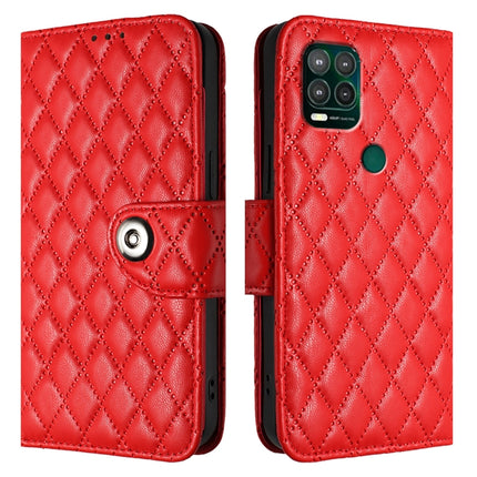 Rhombic Texture Flip Leather Phone Case with Lanyard, For Motorola Moto G Stylus 5G 2021, For Motorola Moto G60 / G40 Fusion, For Motorola Moto G30 / G10 / G20, For Motorola Moto G10 Power