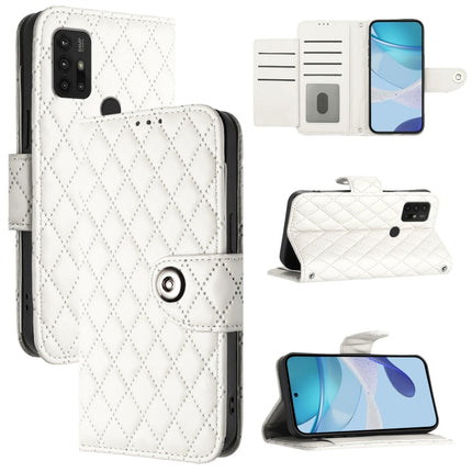 Rhombic Texture Flip Leather Phone Case with Lanyard, For Motorola Moto G Stylus 5G 2021, For Motorola Moto G60 / G40 Fusion, For Motorola Moto G30 / G10 / G20, For Motorola Moto G10 Power