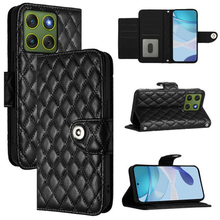 Rhombic Texture Flip Leather Phone Case with Lanyard, For Motorola Signature 5G, For Motorola Moto G67 Power 5G Global, For Motorola Edge 70 5G, For Motorola Moto G06 4G
