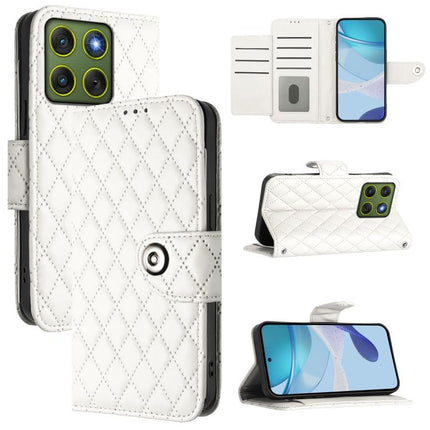 Rhombic Texture Flip Leather Phone Case with Lanyard, For Motorola Signature 5G, For Motorola Moto G67 Power 5G Global, For Motorola Edge 70 5G, For Motorola Moto G06 4G