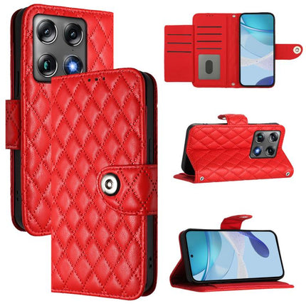 Rhombic Texture Flip Leather Phone Case with Lanyard, For Motorola Signature 5G, For Motorola Moto G67 Power 5G Global, For Motorola Edge 70 5G, For Motorola Moto G06 4G