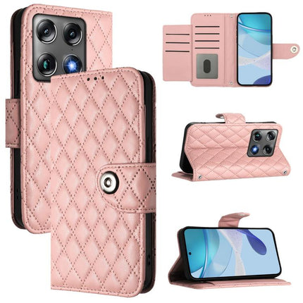 Rhombic Texture Flip Leather Phone Case with Lanyard, For Motorola Signature 5G, For Motorola Moto G67 Power 5G Global, For Motorola Edge 70 5G, For Motorola Moto G06 4G