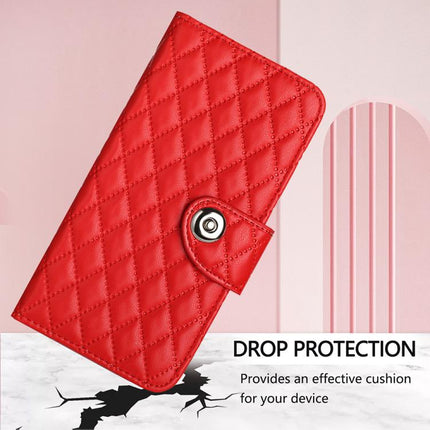 Rhombic Texture Flip Leather Phone Case with Lanyard, For Motorola Moto G Max / G87 / G77 5G, For Motorola Moto G37 / G37 Power / G47 5G, For Motorola Edge 70 Pro 5G, For Motorola Moto G17 4G / G17 Power 4G
