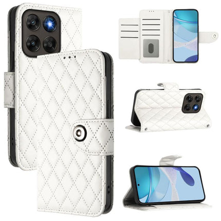 Rhombic Texture Flip Leather Phone Case with Lanyard, For Motorola Moto G Max / G87 / G77 5G, For Motorola Moto G37 / G37 Power / G47 5G, For Motorola Edge 70 Pro 5G, For Motorola Moto G17 4G / G17 Power 4G