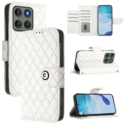 Rhombic Texture Flip Leather Phone Case with Lanyard, For Motorola Edge 60 Pro / 60s Pro 5G, For Motorola Edge 60 Fusion 5G Global, For Motorola Moto G Stylus 5G 2025, For Motorola Moto G15 / G15 Power