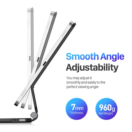 DUX DUCIS MK Series Floating Magnetic Keyboard Tablet Leather Case