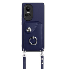 Organ Card Bag Ring Holder Phone Case with Long Lanyard, For OPPO Reno10/Reno10 Pro 5G Global, For OPPO A78 4G Global, For OPPO A17 Global, For OPPO A79 5G Global