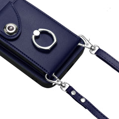Organ Card Bag Ring Holder Phone Case with Long Lanyard, For OPPO Reno11 Pro Global, For OPPO A58/A58x/A1x/A2x, For OPPO A38 4G / A18 4G Global, For OPPO A58 4G Global
