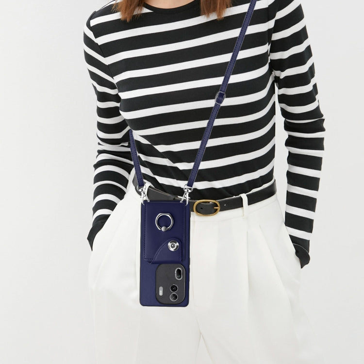 Organ Card Bag Ring Holder Phone Case with Long Lanyard, For OPPO Reno11 Pro Global, For OPPO A58/A58x/A1x/A2x, For OPPO A38 4G / A18 4G Global, For OPPO A58 4G Global