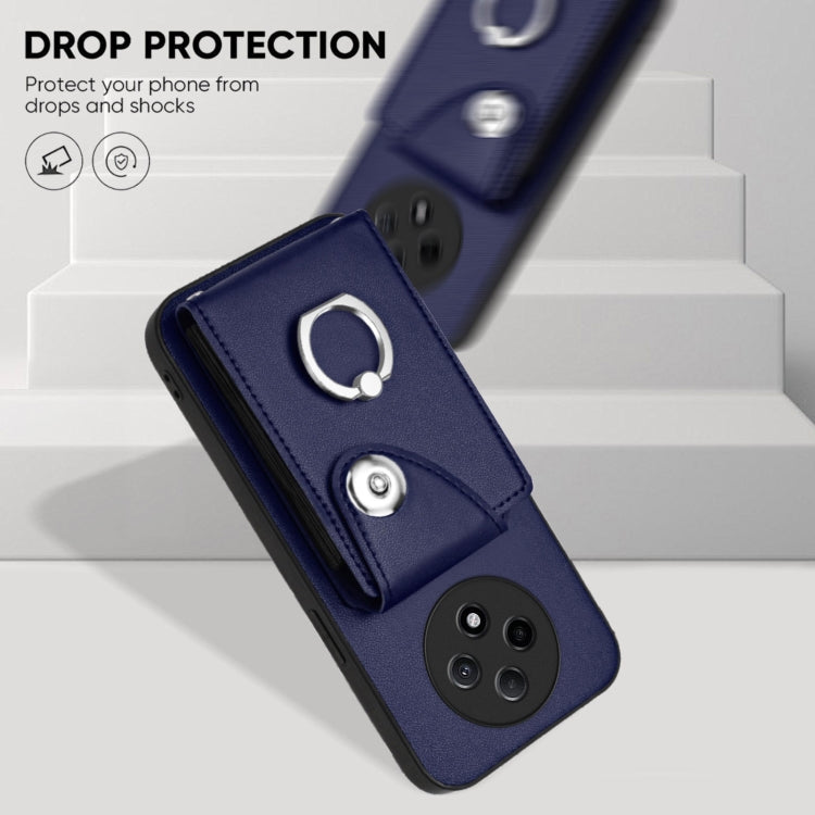 Organ Card Bag Ring Holder Phone Case with Long Lanyard, For OPPO A3 Pro 5G, For OPPO F25 Pro 5G India, For OPPO Reno11 F Thai Version, For OPPO Reno11 Global