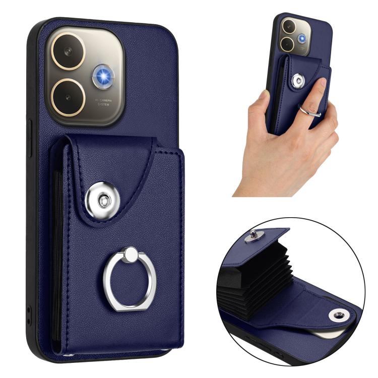 Organ Card Bag Ring Holder Phone Case with Long Lanyard, For OPPO A5 Energy / A5 Pro Global, For OPPO A3 Pro Global / A3 Energy, For OPPO Reno12 Pro Global, For OPPO Reno12 Global