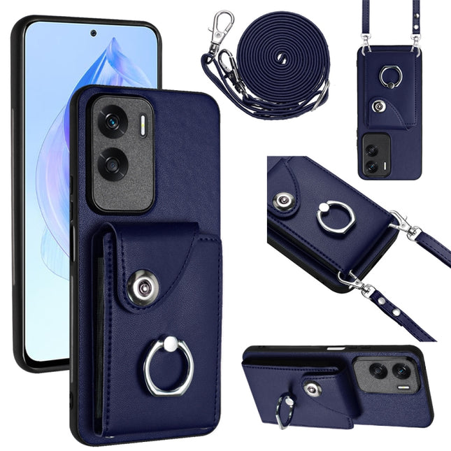 Organ Card Bag Ring Holder Phone Case with Long Lanyard, For Honor X50i / 90 Lite, For Honor 90, For Honor X7a / Play7T, For Honor X8a