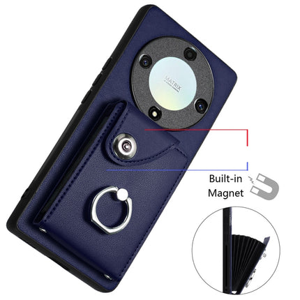 Organ Card Bag Ring Holder Phone Case with Long Lanyard, For Honor X9a / Magic5 Lite