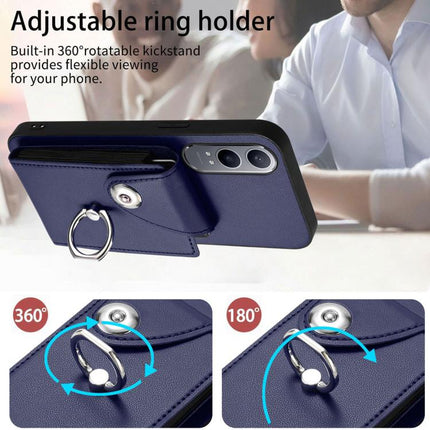 Organ Card Bag Ring Holder Phone Case with Long Lanyard, For OnePlus Nord CE4 Lite 5G, For OnePlus Nord CE4, For OnePlus Nord CE 3 Lite