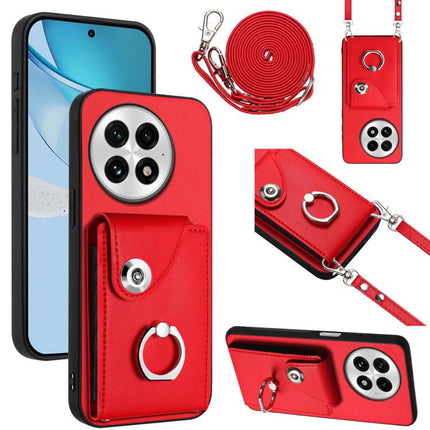 Organ Card Bag Ring Holder Phone Case with Long Lanyard, For OnePlus 13T, For OnePlus Ace 5 / 5 Pro / 13R, For OnePlus 13 5G, For OnePlus Nord 4