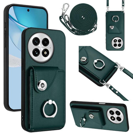 Organ Card Bag Ring Holder Phone Case with Long Lanyard, For OnePlus 13T, For OnePlus Ace 5 / 5 Pro / 13R, For OnePlus 13 5G, For OnePlus Nord 4