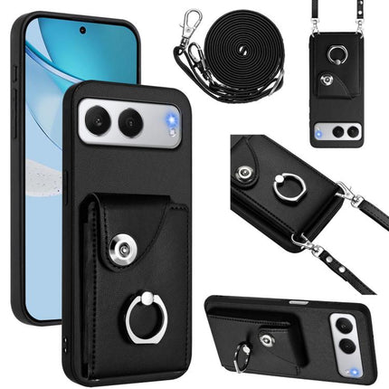 Organ Card Bag Ring Holder Phone Case with Long Lanyard, For OnePlus 13T, For OnePlus Ace 5 / 5 Pro / 13R, For OnePlus 13 5G, For OnePlus Nord 4