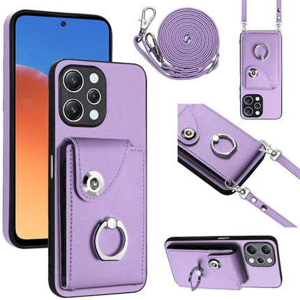 Organ Card Bag Ring Holder Phone Case with Long Lanyard, For Xiaomi Redmi Note 12 Turbo, For Xiaomi Redmi K60 / K60 Pro, For Xiaomi Redmi Note 12S 4G Global, For Xiaomi Redmi 12 4G Global