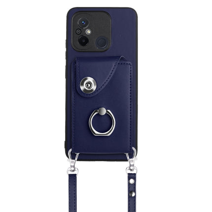 Organ Card Bag Ring Holder Phone Case with Long Lanyard, For Xiaomi Redmi 12C / 11A, For Xiaomi Redmi 10C