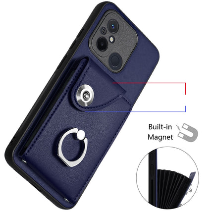 Organ Card Bag Ring Holder Phone Case with Long Lanyard, For Xiaomi Redmi 12C / 11A, For Xiaomi Redmi 10C