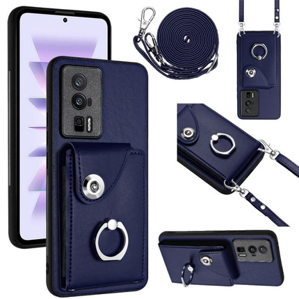 Organ Card Bag Ring Holder Phone Case with Long Lanyard, For Xiaomi Redmi Note 12 Turbo, For Xiaomi Redmi K60 / K60 Pro, For Xiaomi Redmi Note 12S 4G Global, For Xiaomi Redmi 12 4G Global