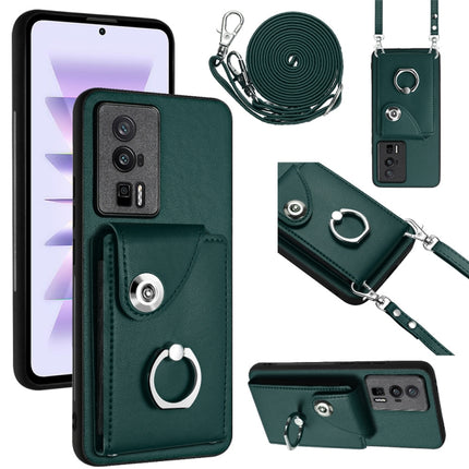 Organ Card Bag Ring Holder Phone Case with Long Lanyard, For Xiaomi Redmi Note 12 Turbo, For Xiaomi Redmi K60 / K60 Pro, For Xiaomi Redmi Note 12S 4G Global, For Xiaomi Redmi 12 4G Global