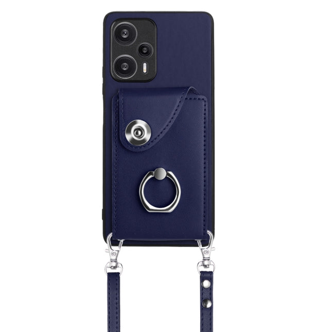 Organ Card Bag Ring Holder Phone Case with Long Lanyard, For Xiaomi Redmi Note 12 Turbo, For Xiaomi Redmi K60 / K60 Pro, For Xiaomi Redmi Note 12S 4G Global, For Xiaomi Redmi 12 4G Global