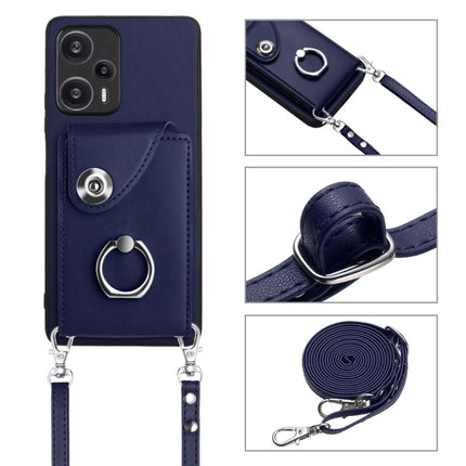 Organ Card Bag Ring Holder Phone Case with Long Lanyard, For Xiaomi Redmi Note 12 Turbo, For Xiaomi Redmi K60 / K60 Pro, For Xiaomi Redmi Note 12S 4G Global, For Xiaomi Redmi 12 4G Global