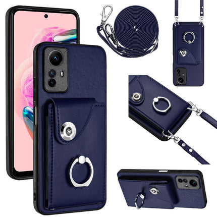 Organ Card Bag Ring Holder Phone Case with Long Lanyard, For Xiaomi Redmi Note 12 Turbo, For Xiaomi Redmi K60 / K60 Pro, For Xiaomi Redmi Note 12S 4G Global, For Xiaomi Redmi 12 4G Global
