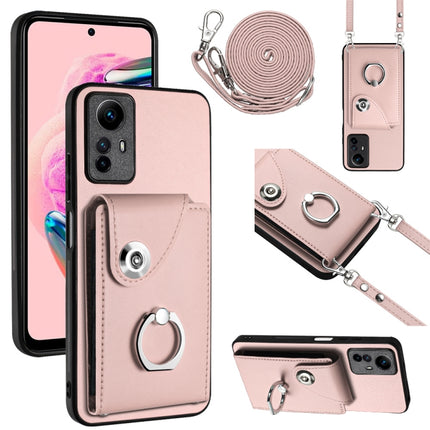 Organ Card Bag Ring Holder Phone Case with Long Lanyard, For Xiaomi Redmi Note 12 Turbo, For Xiaomi Redmi K60 / K60 Pro, For Xiaomi Redmi Note 12S 4G Global, For Xiaomi Redmi 12 4G Global