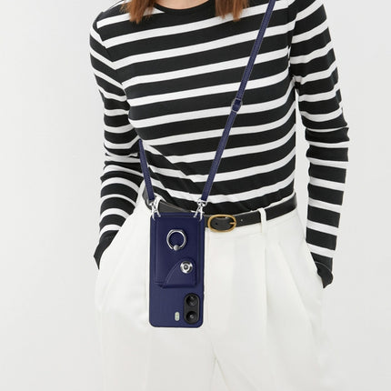 Organ Card Bag Ring Holder Phone Case with Long Lanyard, For Xiaomi Redmi 13C 4G / Poco C65, For Xiaomi Redmi Note 13 5G Global, For Xiaomi Redmi Note 13 Pro+, For Xiaomi Redmi Note 13 Pro 5G Global