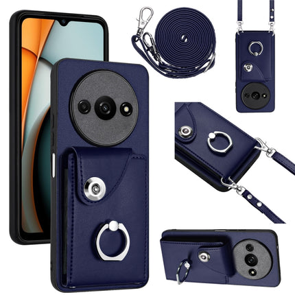 Organ Card Bag Ring Holder Phone Case with Long Lanyard, For Xiaomi Redmi A3 4G, For Xiaomi Redmi Note 13 Pro 4G Global, For Xiaomi Redmi Note 13 4G Global, For Xiaomi Redmi 13C 5G / Redmi 13R
