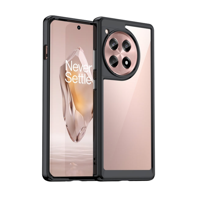 Colorful Series Acrylic Hybrid TPU Phone Case, For OnePlus Ace 3 5G, For OnePlus 12R, For OnePlus 12