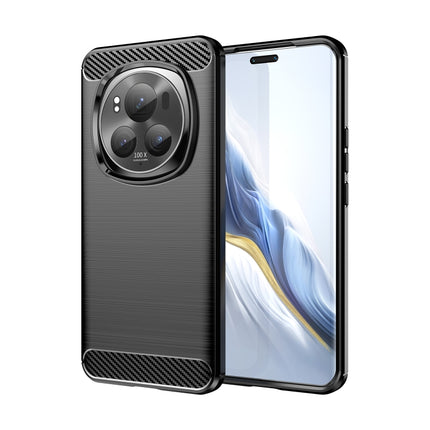 Carbon Fiber Brushed Texture TPU Phone Case, For Honor Play 60 Plus, For Honor Magic 6 Pro, For Honor Magic 6, For Honor 90 Smart