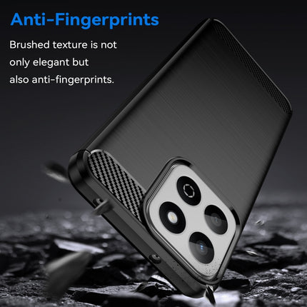 Carbon Fiber Brushed Texture TPU Phone Case, For Honor Play 60 Plus, For Honor Magic 6 Pro, For Honor Magic 6, For Honor 90 Smart