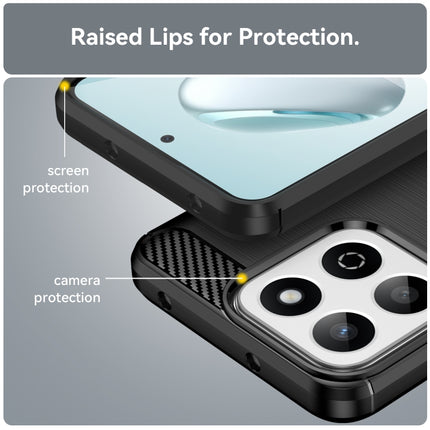 Carbon Fiber Brushed Texture TPU Phone Case, For Honor Play 60 Plus, For Honor Magic 6 Pro, For Honor Magic 6, For Honor 90 Smart