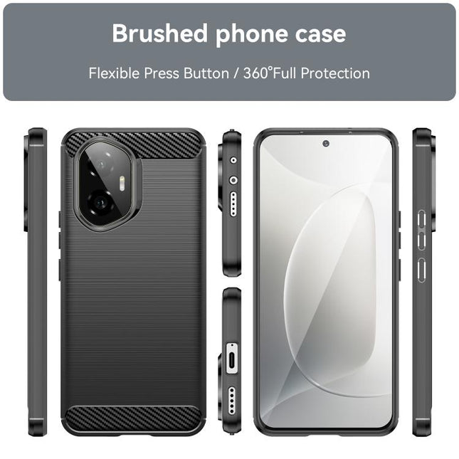 Carbon Fiber Brushed Texture TPU Phone Case, For Honor 300, For Honor Magic7 Pro, For Honor Magic7, For Honor X5b Plus, For Honor X5b, For Honor X60 Pro, For Honor X60, For Honor 200 Smart