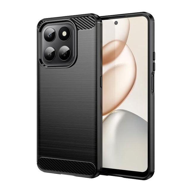 Carbon Fiber Brushed Texture TPU Phone Case, For Honor 400 Smart 5G, For Honor X70 5G, For Honor X6c 4G, For Honor 400 Pro Global 160.8mm, For Honor 400 Lite Global, For Honor 400 Global 156.5mm, For Honor 300 Ultra, For Honor 300 Pro