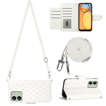 Rhombic Texture Flip Leather Phone Case with Long Lanyard, For Xiaomi Redmi 13C 4G, For Xiaomi 13T / 13T Pro, For Xiaomi Poco F5 / Redmi Note 12 Turbo, For Xiaomi Poco F5 Pro / Redmi K60