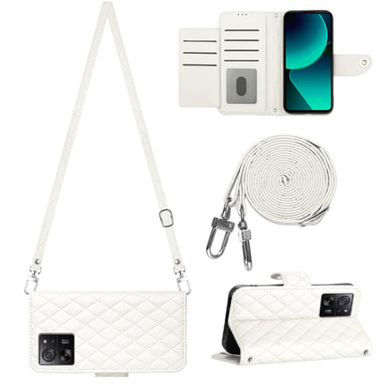Rhombic Texture Flip Leather Phone Case with Long Lanyard, For Xiaomi Redmi 13C 4G, For Xiaomi 13T / 13T Pro, For Xiaomi Poco F5 / Redmi Note 12 Turbo, For Xiaomi Poco F5 Pro / Redmi K60