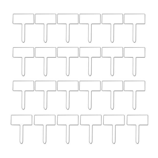 24pcs / Box Acrylic Plant Label Nameplate Potted Plant Sign Holder, Plant Label Nameplate