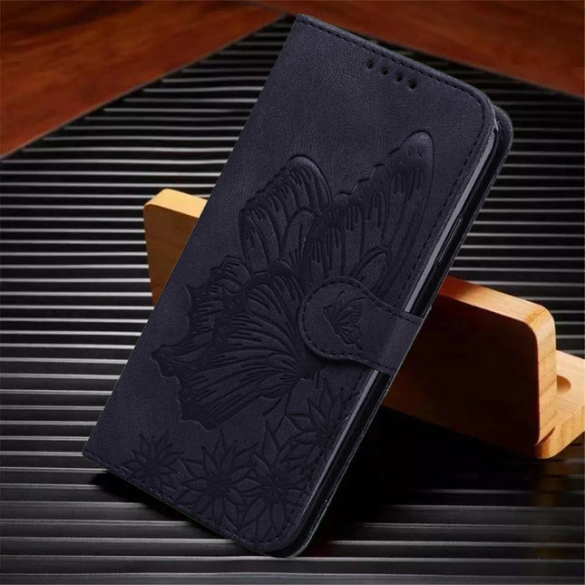 Retro Skin Feel Butterflies Embossing Horizontal Flip Leather Phone Case, For Xiaomi Redmi Note 13 4G, For Xiaomi Redmi 13C / POCO C65, For Xiaomi Redmi Note 13 Pro+ 5G
