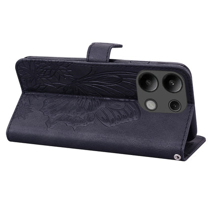 Retro Skin Feel Butterflies Embossing Horizontal Flip Leather Phone Case, For Xiaomi Redmi Note 13 4G, For Xiaomi Redmi 13C / POCO C65, For Xiaomi Redmi Note 13 Pro+ 5G