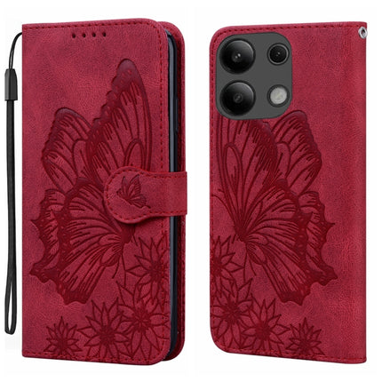 Retro Skin Feel Butterflies Embossing Horizontal Flip Leather Phone Case, For Xiaomi Redmi Note 13 4G, For Xiaomi Redmi 13C / POCO C65, For Xiaomi Redmi Note 13 Pro+ 5G