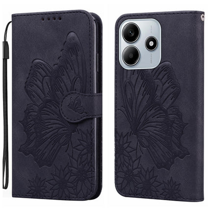 Retro Skin Feel Butterflies Embossing Horizontal Flip Leather Phone Case, For Redmi Note 14 5G, For Redmi Note 14 Pro 5G, For Redmi 14C 4G, For Xiaomi Redmi Note 13 Pro 4G