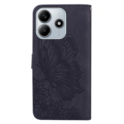 Retro Skin Feel Butterflies Embossing Horizontal Flip Leather Phone Case, For Redmi Note 14 5G, For Redmi Note 14 Pro 5G, For Redmi 14C 4G, For Xiaomi Redmi Note 13 Pro 4G