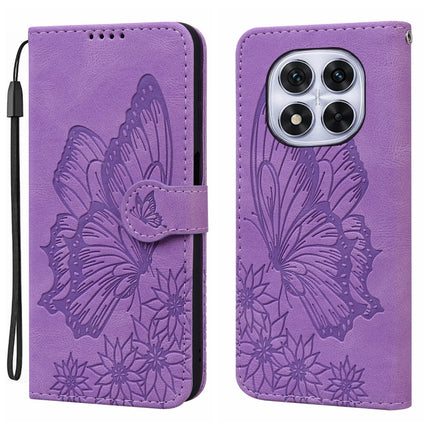 Retro Skin Feel Butterflies Embossing Horizontal Flip Leather Phone Case, For Redmi Note 14 5G, For Redmi Note 14 Pro 5G, For Redmi 14C 4G, For Xiaomi Redmi Note 13 Pro 4G