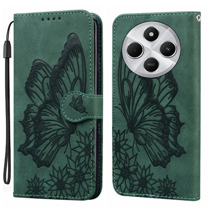 Retro Skin Feel Butterflies Embossing Horizontal Flip Leather Phone Case, For Redmi Note 14 5G, For Redmi Note 14 Pro 5G, For Redmi 14C 4G, For Xiaomi Redmi Note 13 Pro 4G