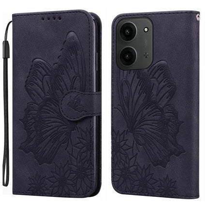Retro Skin Feel Butterflies Embossing Horizontal Flip Leather Phone Case, For Redmi 15C 5G / 4G EU 173mm, For Redmi 15 5G Global / 4G SEA 169.5mm, For Redmi 15 5G / 4G EU 171mm, For Redmi A4 5G